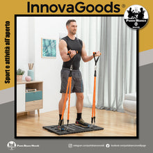 Carica l'immagine nel visualizzatore di Gallery, Sistema di allenamento integrale portatile con bande elastiche di resistenza e manuale per gli esercizi Gympak Max InnovaGoods