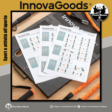 Carica l'immagine nel visualizzatore di Gallery, Sistema di allenamento integrale portatile con bande elastiche di resistenza e manuale per gli esercizi Gympak Max InnovaGoods
