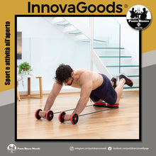 Carica l'immagine nel visualizzatore di Gallery, Rullo per addominali con dischi rotanti, bande elastiche e manuale per gli esercizi Twabanarm InnovaGoods