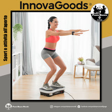 Carica l'immagine nel visualizzatore di Gallery, Piattaforma vibrante di allenamento con accessori e manuale per esercizi Vybeform InnovaGoods