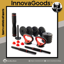 Carica l'immagine nel visualizzatore di Gallery, Set di pesi regolabili 6 in 1 con manuale per gli esercizi Sixfit InnovaGoods