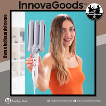 Carica l'immagine nel visualizzatore di Gallery, Arricciacapelli modellante in ceramica a tripla asta Triler InnovaGoods