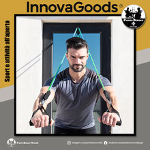 Carica l'immagine nel visualizzatore di Gallery, Set di bande di resistenza con accessori e manuale per gli esercizi Tribainer InnovaGoods pacco da 3