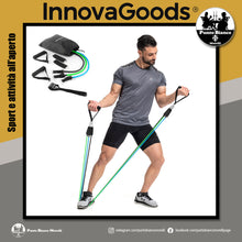 Carica l'immagine nel visualizzatore di Gallery, Set di bande di resistenza con accessori e manuale per gli esercizi Tribainer InnovaGoods pacco da 3