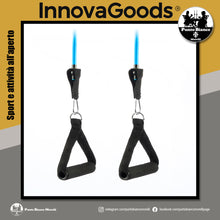 Carica l'immagine nel visualizzatore di Gallery, Set di bande di resistenza con accessori e manuale per gli esercizi Tribainer InnovaGoods pacco da 3