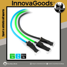 Carica l'immagine nel visualizzatore di Gallery, Set di bande di resistenza con accessori e manuale per gli esercizi Tribainer InnovaGoods pacco da 3