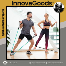 Carica l'immagine nel visualizzatore di Gallery, Set di bande di resistenza con accessori e manuale per gli esercizi Tribainer InnovaGoods pacco da 3