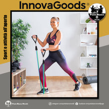 Carica l'immagine nel visualizzatore di Gallery, Set di bande di resistenza con accessori e manuale per gli esercizi Tribainer InnovaGoods pacco da 3