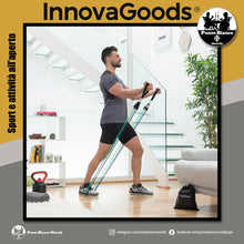 Carica l'immagine nel visualizzatore di Gallery, Set di bande di resistenza con accessori e manuale per gli esercizi Tribainer InnovaGoods pacco da 3
