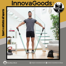 Carica l'immagine nel visualizzatore di Gallery, Set di bande di resistenza con accessori e manuale per gli esercizi Tribainer InnovaGoods pacco da 3