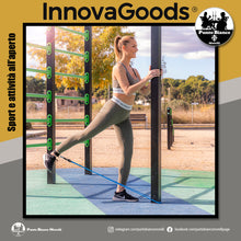 Carica l'immagine nel visualizzatore di Gallery, Set di bande di resistenza con accessori e manuale per gli esercizi Tribainer InnovaGoods pacco da 3