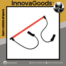 Carica l'immagine nel visualizzatore di Gallery, Barra da fitness con bande elastiche di resistenza e manuale per gli esercizi Resibar InnovaGoods