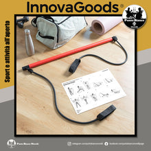 Carica l'immagine nel visualizzatore di Gallery, Barra da fitness con bande elastiche di resistenza e manuale per gli esercizi Resibar InnovaGoods