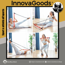 Carica l'immagine nel visualizzatore di Gallery, Barra da fitness con bande elastiche di resistenza e manuale per gli esercizi Resibar InnovaGoods