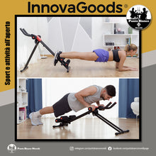 Carica l'immagine nel visualizzatore di Gallery, Macchina per gli addominali pieghevole e con manuale per gli esercizi Plawer InnovaGoods