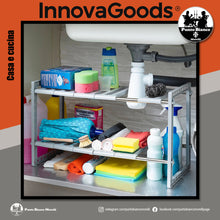 Carica l'immagine nel visualizzatore di Gallery, Scaffale estensibile per lavello Shibblek InnovaGoods 2 mensole