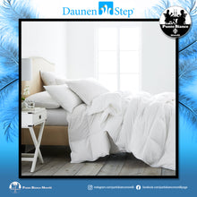 Carica l'immagine nel visualizzatore di Gallery, Piumino letto in piuma D400 Daunenstep