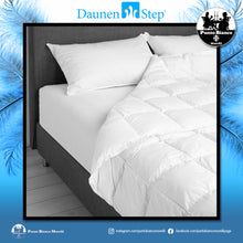 Carica l'immagine nel visualizzatore di Gallery, Piumino letto in piuma D400 Daunenstep