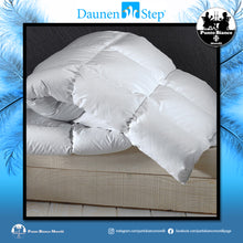 Carica l'immagine nel visualizzatore di Gallery, Piumino letto in piuma D400 Daunenstep