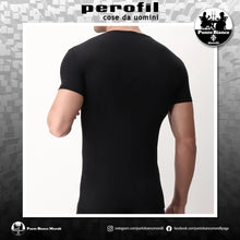 Carica l'immagine nel visualizzatore di Gallery, T-Shirt maglietta collo a V profondo in Modal elasticizzato X-Touch Perofil