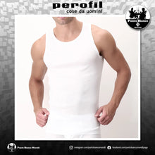 Carica l'immagine nel visualizzatore di Gallery, Canottiera in cotone Filo di Scozia Spalla Larga Perofil