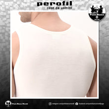 Carica l'immagine nel visualizzatore di Gallery, Canottiera uomo spalla larga in Lana e Seta Pointer Perofil