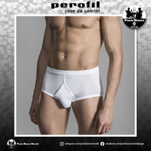 Carica l'immagine nel visualizzatore di Gallery, PEROFIL | APERTO Slip uomo in Filo di Scozia con apertura verticale