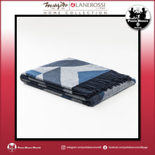 Carica l'immagine nel visualizzatore di Gallery, LANEROSSI ASTICO Plaid in misto lana e cotone riciclato