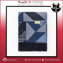 Carica l'immagine nel visualizzatore di Gallery, LANEROSSI ASTICO Plaid in misto lana e cotone riciclato