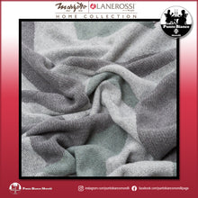 Carica l'immagine nel visualizzatore di Gallery, LANEROSSI ASTICO Plaid in misto lana e cotone riciclato