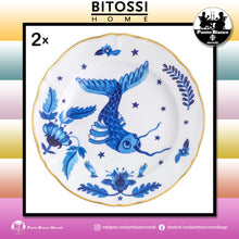 Carica l'immagine nel visualizzatore di Gallery, BITOSSI HOME | Pesce Blu - Set 2 piatti frutta o dessert