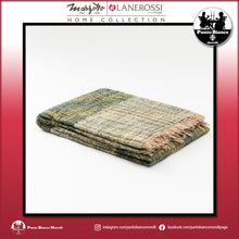 Carica l'immagine nel visualizzatore di Gallery, LANEROSSI FILIGRANA Plaid in misto lana merino