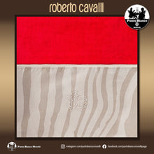 Carica l'immagine nel visualizzatore di Gallery, ROBERTO CAVALLI | MACRO ZEBRAGE Set asciugamani in spugna per bagno
