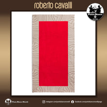 Carica l'immagine nel visualizzatore di Gallery, ROBERTO CAVALLI | MACRO ZEBRAGE Set asciugamani in spugna per bagno