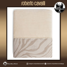 Carica l'immagine nel visualizzatore di Gallery, ROBERTO CAVALLI | MACRO ZEBRAGE Set asciugamani in spugna per bagno