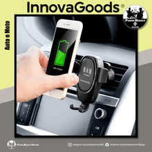 Carica l&#39;immagine nel visualizzatore di Gallery, Supporto per cellulare con caricabatterie wireless per auto Wolder InnovaGoods
