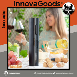 Cavatappi elettrico per bottiglie di vino Corkbot InnovaGoods