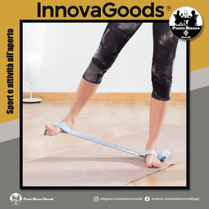 Banda elastica fitness per stretching con manuale per esercizi Stort Innovagoods