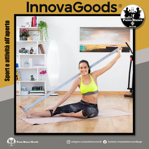 Banda elastica fitness per stretching con manuale per esercizi Stort Innovagoods