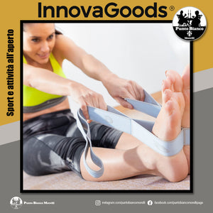 Banda elastica fitness per stretching con manuale per esercizi Stort Innovagoods