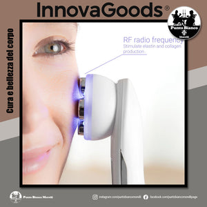 Massaggiatore viso con radiofrequenza, fototerapia ed elettrostimolazione Wace InnovaGoods