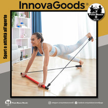 Carica l&#39;immagine nel visualizzatore di Gallery, Barra da fitness con bande elastiche di resistenza e manuale per gli esercizi Resibar InnovaGoods
