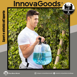 Kettlebell ad acqua per allenamento fitness con manuale per gli esercizi Fibell InnovaGoods