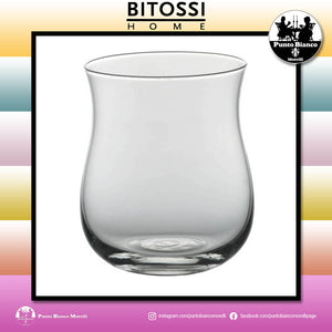 Set 6 bicchieri in vetro per acqua e vino Diseguale Bitossi Home