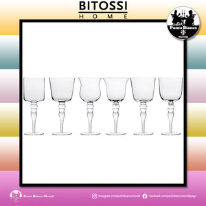 Set 6 calici in forme assortite Diseguale Bitossi Home