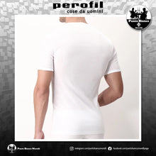 Carica l'immagine nel visualizzatore di Gallery, Maglia intima da uomo manica corta Girocollo in Filo di Scozia Perofil
