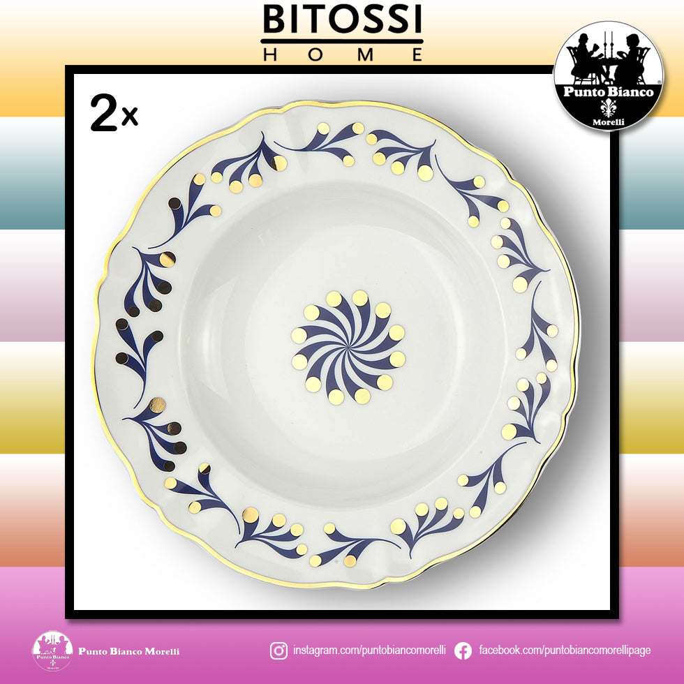 BITOSSI HOME | Marino - Set 2 piatti fondi