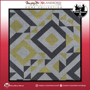 LANEROSSI ASTICO Plaid in misto lana e cotone riciclato