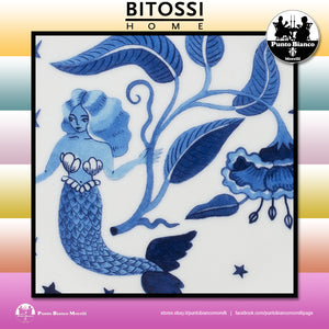 BITOSSI HOME | Sirena blu - Set 2 piatti frutta o dessert