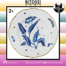 Carica l&#39;immagine nel visualizzatore di Gallery, BITOSSI HOME | Floreale Blu - Set 2 piatti fondi
